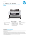 HP DesignJet T1600 Printer series