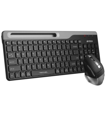 A4 Tech FB2535C Siyah-Gri Kablosuz Multimedya Q Klavye & Mouse Set - A4 Tech