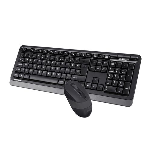 A4 Tech FG-1010 USB Wireless Multimedia F Turkish Keyboard + Mouse Set Gray (T16387)