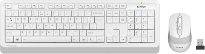 A4 Tech FG1010 Beyaz Q Kablosuz Klavye & Mouse Set - A4 Tech