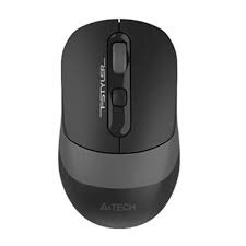 A4 Tech FG10CS Siyah-Gri Şarjlı Sessiz Optik Kablosuz Mouse - A4 Tech
