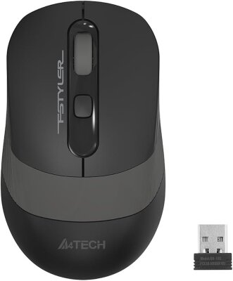 A4 Tech FG10S Gri Sessiz Optik Kablosuz Mouse - A4 Tech