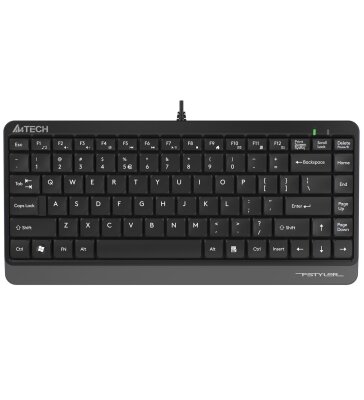 A4 Tech Fstyler FK11 Siyah-Gri USB Multimedya Kablolu Q Klavye - A4 Tech