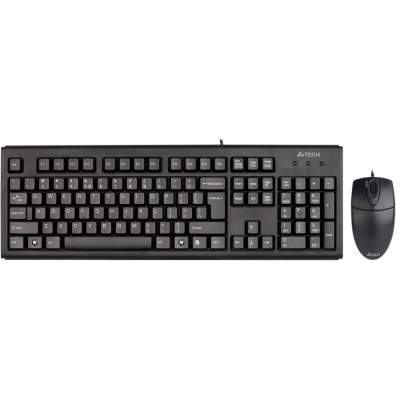 A4 Tech KM-72620D Siyah Kablolu Q Klavye & Mouse Set - A4 Tech