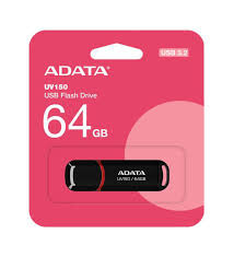 Adata UV150 64 GB USB3.2 Gen1 Siyah Flash Bellek - Adata