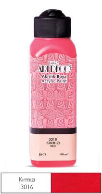 Artdeco 3616 Red Acrylic Paint 140 ml (T15908) - Artdeco