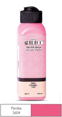 Artdeco 3604 Pembe Akrilik Boya 140 ml (T15910) - Artdeco