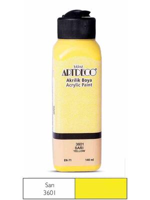 Artdeco 3601 Sarı Akrilik Boya 140 ml (T15911) - Artdeco