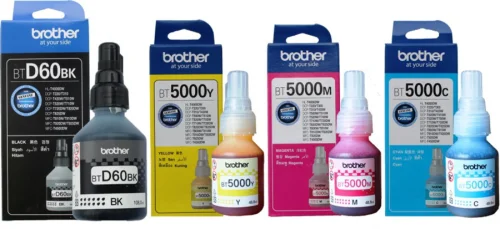Brother BT-D60BK / BT-5000CMY Orjinal Multipack 4lü Set Kartuş - DCP-T300 / DCP-T500W - 1