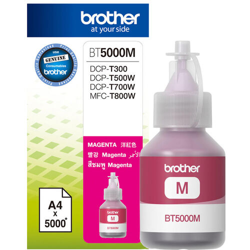 Brother BT5000M Magenta Original Ink Cartridge - DCP-T300 / DCP-T500W