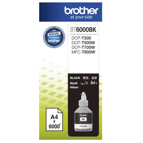 Brother BT6000BK Siyah Orjinal Mürekkep Kartıuş - DCP-T300 / DCP-T500W (T12564)