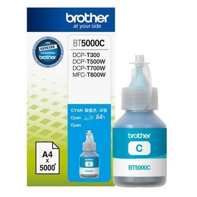 BROTHER - Brother BT5000C Cyan Original Ink Cartridge - DCP-T300 / DCP-T500W