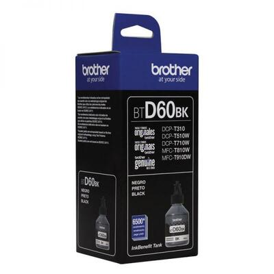 BROTHER - Brother BTD60BK Black Original Ink Cartridge - HL-T4000DW / DCP-T310