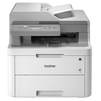 BROTHER - Brother DCP-L3551CDW A4 Wi-Fi + Tarayıcı + Fotokopi Renkli Çok Fonksiyonlu Lazer Yazıcı (T16830)