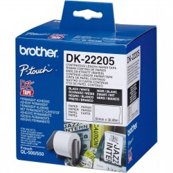 BROTHER - Brother DK-22205 Sürekli Etiket 62x30.48m - QL-550 / QL-560 / QL-570 (T6398)