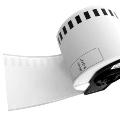 BROTHER - Brother DK-22212 - 62mm x 15,24m Continuous White Compatible Film Ribbon - QL-500 / QL-560
