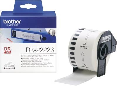 BROTHER - Brother DK-22223 Orjinal Kağıt Etiket Rulosu - QL-550