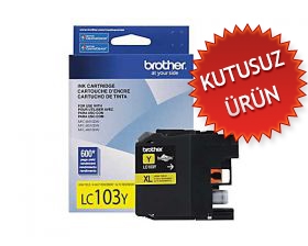 Brother LC103Y Yellow Original Cartridge - DCP-J132W (Wıthout Box)