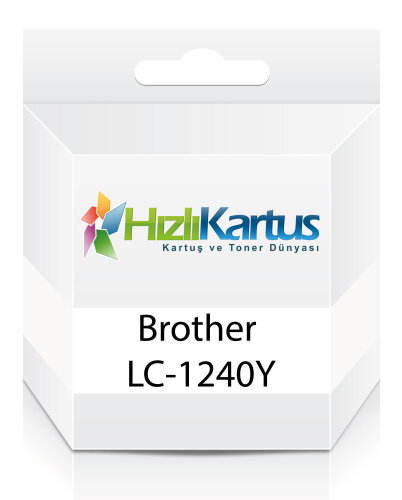 Brother LC-1240Y Sarı Muadil Kartuş - DCP-J525W - 1