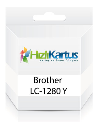 Brother LC-1280Y Sarı Muadil Kartuş - MFC-J5910DW - BROTHER