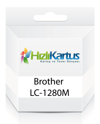 Brother LC-1280M Kırmızı Muadil Kartuş - MFC-J5910DW - BROTHER