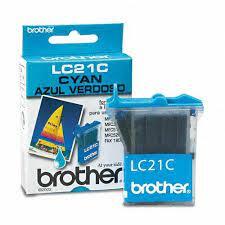 BROTHER - Brother LC-21C Cyan Original Cartridge - MFC-3100C / MFC-5100C