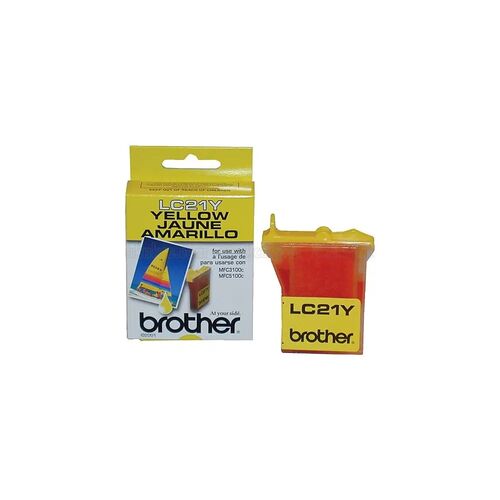 Brother LC-21Y Yellow Original Cartridge - MFC-3100C / MFC-5100C