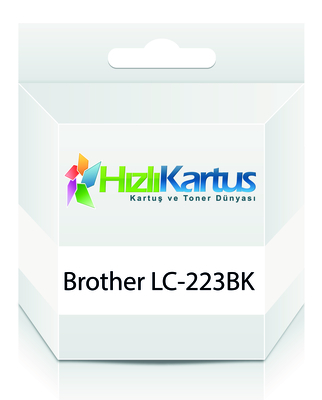 BROTHER - Brother LC-223BK Siyah Muadil Kartuş - MFC-J-4320 / DCP-J-4120