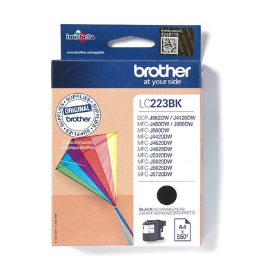Brother LC-223BK Black Original Cartridge - MFC-J-4320 / DCP-J-4120 - BROTHER