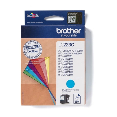 Brother LC-223C Cyan Original Cartridge - MFC-J-4320 / DCP-J-4120 - BROTHER
