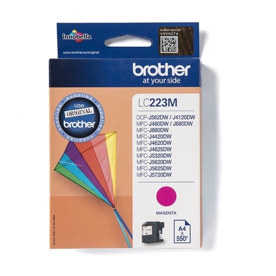 BROTHER - Brother LC-223M Magenta Origiinal Cartridge - MFC-J-4320 / DCP-J-4120