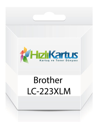 Brother LC-223XLM Kırmızı Muadil Kartuş - DCP-J4120DW - BROTHER