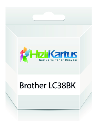 BROTHER - Brother LC38BK / LC-980BK Black Compatible Cartridge - DCP-145C