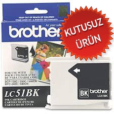BROTHER - Brother LC51BK Black Original Cartridge - DCP-130C (Without Box)