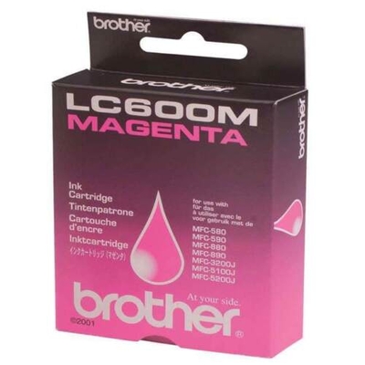 BROTHER - Brother LC-600M Magenta Original Cartridge - MFC580
