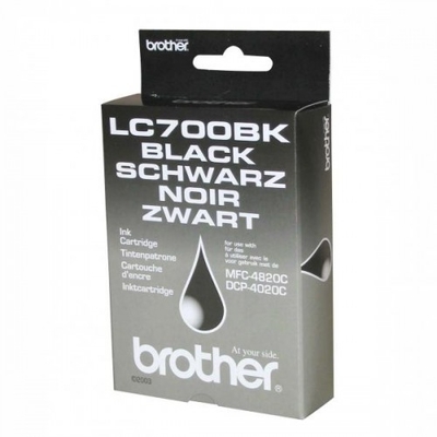 BROTHER - Brother LC-700BK Black Origial Cartridge - DCP 4020C / MFC 4820C