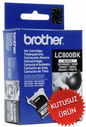 Brother LC-800BK Black Original Cartridge - MFC-3220C (Without Box)