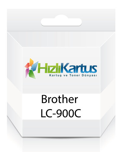 Brother LC-900C Mavi Muadil Kartuş - DCP 110C / MFC 210C - 1
