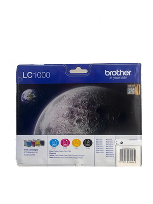 BROTHER - Brother LC1000 4lü Paket Renkli Orjinal Kartuş - MFC-240C / MFC-440CN