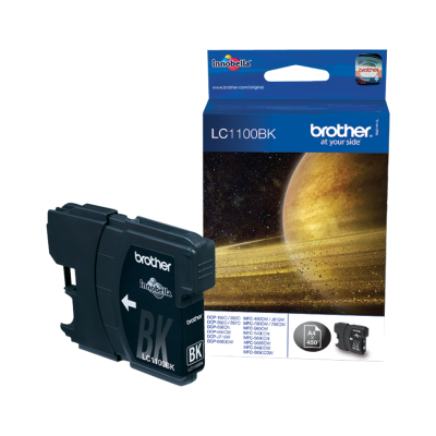 Brother LC1100BK Black Original Cartridge - DCP-385C / DCP-395CN - BROTHER