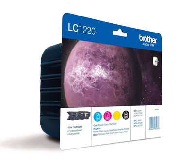 Brother LC1220 3'lü Pack Color Original Cartridge - DCP-J125 - BROTHER