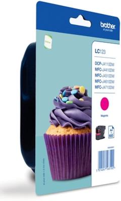 Brother LC123 Kırmızı Orjinal Kartuş - DCP-J132W / DCP-J752DW (T7977) - BROTHER