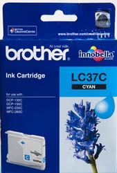 BROTHER - Brother LC37C Cyan Original Cartridge - DCP-110C