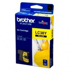 BROTHER - Brother LC38Y Yellow Original Cartridge - DCP-145C / MFC-250C