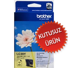 Brother LC39Y Yellow Original Cartridge - MFC-J220 (Without Box)