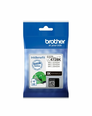 BROTHER - Brother LC472BK Black Original Cartridge - MFC-J2340DW / J3540DW 
