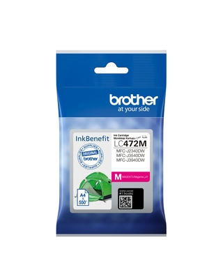 Brother LC472M Magenta Original Cartridge - MFC-J2340DW / J3540DW - BROTHER