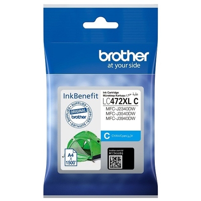 Brother LC472XL C Cyan Original Cartridge - MFC-J2340DW / J3540DW - BROTHER