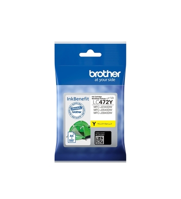 BROTHER - Brother LC472Y Yellow Original Cartridge - MFC-J2340DW / J3540DW