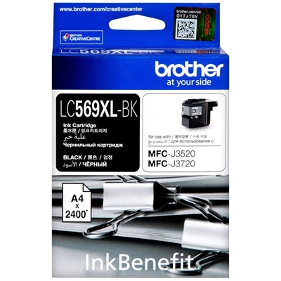 BROTHER - Brother LC569XLBK High Capacity Black Original Cartridge - MFC-J3720 